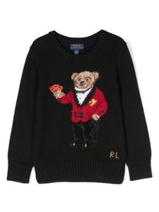 POLO RALPH LAUREN KIDS pull Lunar New Year Polo Bear - Noir