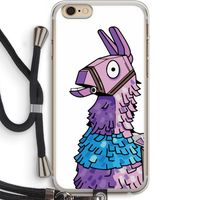 Lama: iPhone 6 PLUS / 6S PLUS Transparant Hoesje met koord Lama: iPhone 6 PLUS / 6S PLUS Transparant Hoesje met koord
