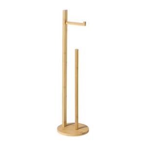 Toiletrolhouder - bamboe - ø19x71 cm