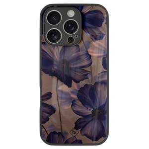 iPhone 16 Pro glazen hardcase - Twilight petals
