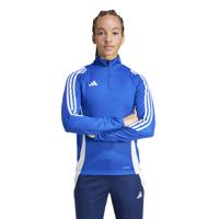 adidas Tiro 24 Trainingstrui 1/4-Zip Dames Blauw Wit - thumbnail