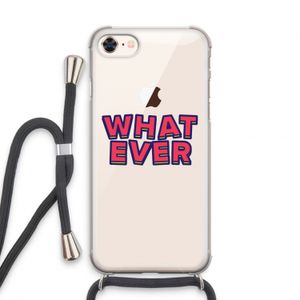 Whatever: iPhone 7 Transparant Hoesje met koord