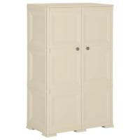 Opbergkast hout-look 79x43x125 cm kunststof angorawit