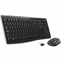 Toetsenbord en draadloze muis Logitech MK270 Frans Zwart AZERTY