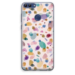 Terrazzo Memphis Pink: Huawei P Smart (2018) Transparant Hoesje