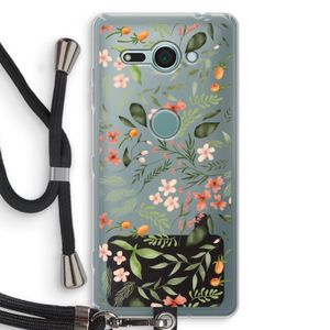 Sweet little flowers: Sony Xperia XZ2 Compact Transparant Hoesje met koord