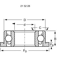 Reely Groefkogellager, radiaal Chroomstaal Binnendiameter: 8 mm Buitendiameter: 14 mm Toerental (max.): 38000 omw/min