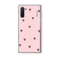 Hartjes: Samsung Galaxy Note 10 Transparant Hoesje