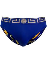 Versace slip de bain Greca Border - Bleu - thumbnail