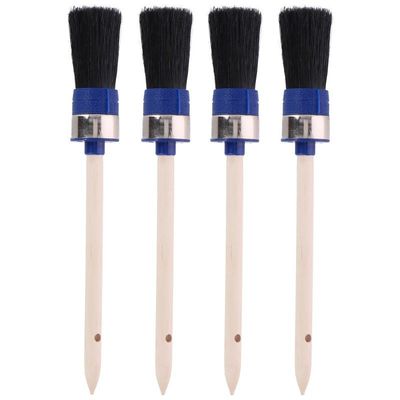4x Verfkwast rond D 3 x 24 cm