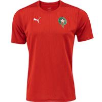 PUMA Marokko Trainingsshirt 2024-2026 Rood Zilver