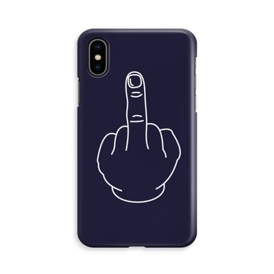 F**k U: iPhone X Volledig Geprint Hoesje