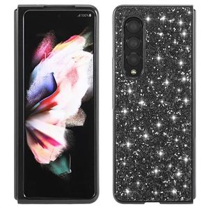 Glitter Series Samsung Galaxy Z Fold3 5G Hybrid Case - Zwart