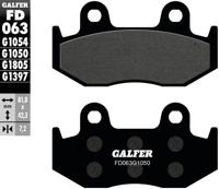 GALFER Brake pad fd063 g1050 organic