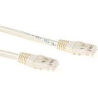 ACT Ivoor 1 meter LSZH U/UTP CAT6A patchkabel met RJ45 connectoren - thumbnail