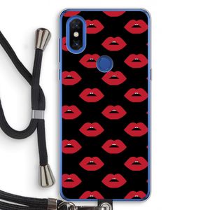 Lips: Xiaomi Mi Mix 3 Transparant Hoesje met koord