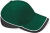 Beechfield CB171 Teamwear Competition Cap - Bottle Green/Black/White - One Size