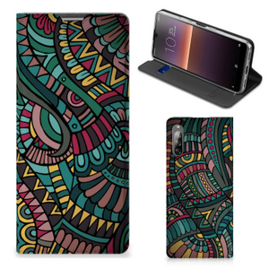 Sony Xperia L4 Hoesje met Magneet Aztec