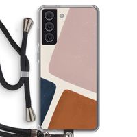 Geo #2: Samsung Galaxy S21 FE Transparant Hoesje met koord