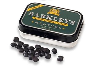 Liquorice pellets menthol