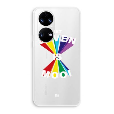 Het Leven Is Mooi: Huawei P50 Transparant Hoesje