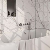Brauer Brushed carving inbouw - douchegarnituur - 3 carving knoppen - handdouche staaf 1 stand - PVD- geborsteld RVS 5-NG-095