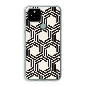 Geometrisch patroon: Google Pixel 5 Transparant Hoesje