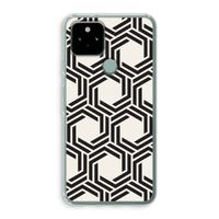 Geometrisch patroon: Google Pixel 5 Transparant Hoesje
