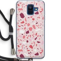 Terrazzo N°15: Samsung Galaxy A6 (2018) Transparant Hoesje met koord