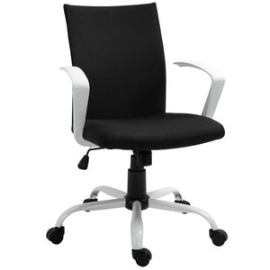 Vinsetto bureaustoel kantoorstoel mesh rugleuning met kantelfunctie hoofdsteun stoel thuiskantoor in hoogte verstelbaar ergonomisch 360Â° zwenkwielen