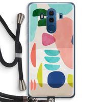 Bold Rounded Shapes: Huawei Mate 10 Pro Transparant Hoesje met koord