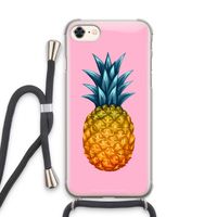 Grote ananas: iPhone 7 Transparant Hoesje met koord