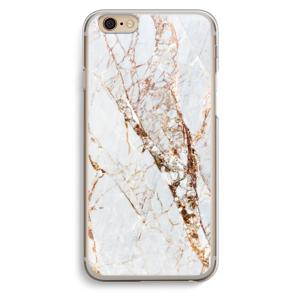 Goud marmer: iPhone 6 / 6S Transparant Hoesje