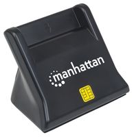 Manhattan 102025 smart card reader Binnen USB USB 2.0 Zwart - thumbnail
