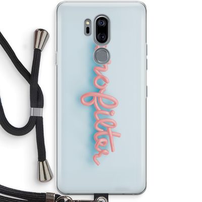 #nofilter: LG G7 Thinq Transparant Hoesje met koord