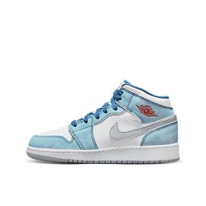 Air Jordan 1 Mid SE French Blue Light Steel (GS)