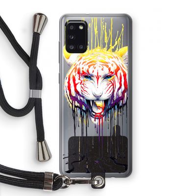 Fading: Samsung Galaxy A31 Transparant Hoesje met koord