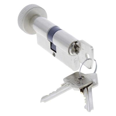 Starx Starx profielcilinder met knop (1x) vernikkeld - 60 (30/30) mm