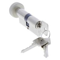 Starx Starx profielcilinder met knop (1x) vernikkeld - 60 (30/30) mm