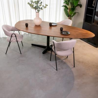 LABEL51 Organische Eettafel 'Rosie' Mangohout, 260 x 110cm, kleur Naturel