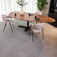 LABEL51 Organische Eettafel 'Rosie' Mangohout, 260 x 110cm, kleur Naturel