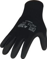 Asatex Handschoen | maat 10 zwart | EN 388 PSA-categorie II | nylon met polyurethaan | 12 paar - 3702/10 - 3702/10