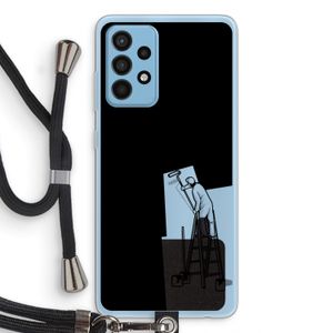 Musketon Painter: Samsung Galaxy A52 Transparant Hoesje met koord