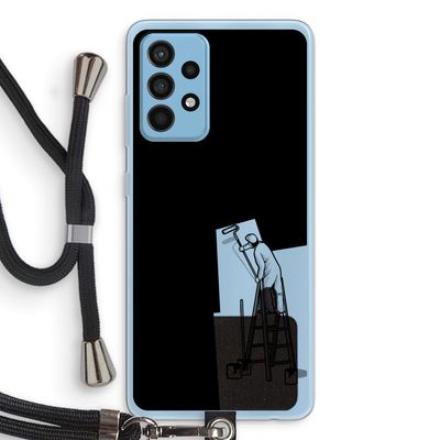 Musketon Painter: Samsung Galaxy A52 Transparant Hoesje met koord
