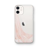 Peach bath: iPhone 12 mini Transparant Hoesje
