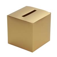 Chaks Enveloppendoos - goud - bruiloft - papier - 23 x 23 cm - envelop cadeaudoos Chaks Enveloppendoos - goud - bruiloft - papier - 23 x 23 cm - envelop cadeaudoos
