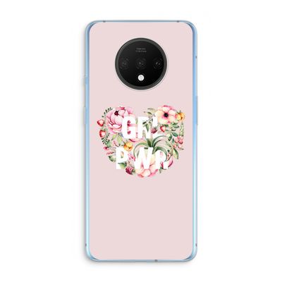 GRL PWR Flower: OnePlus 7T Transparant Hoesje