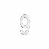 Intersteel Huisnummer 9Numbra 15cm RVS - 0035.402049