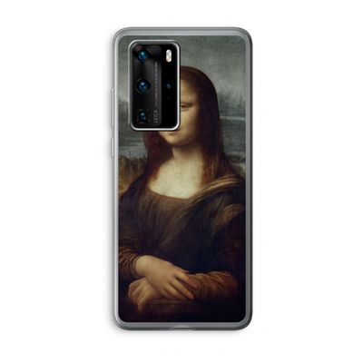 Mona Lisa: Huawei P40 Pro Transparant Hoesje