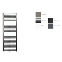 Sanicare design radiator midden aansluiting recht 120 x 45 cm. Gunmetal Sanicare